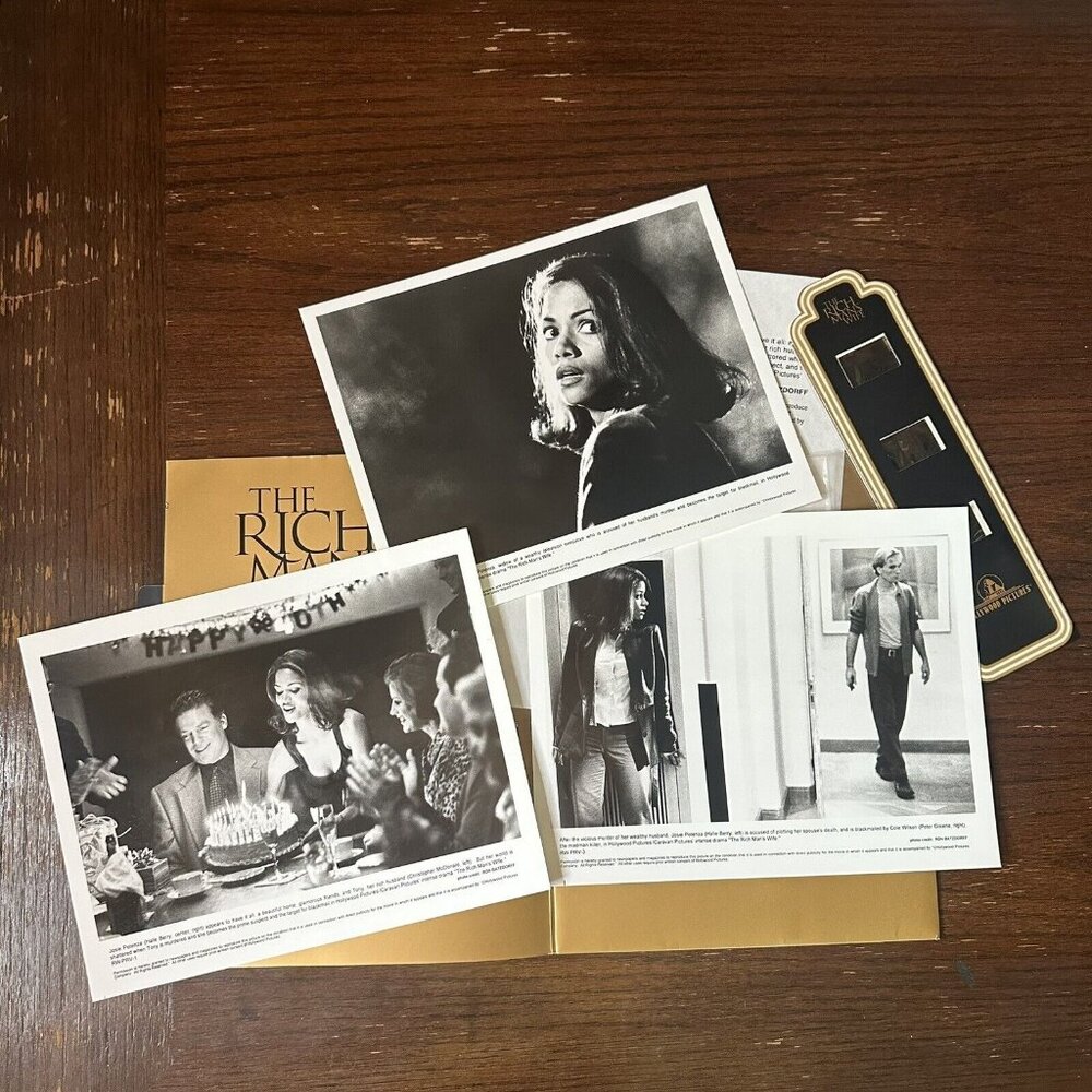 VIntage 1996 The Rich Man’s Wife Halle Berry Peter Greene Movie Stills Photos